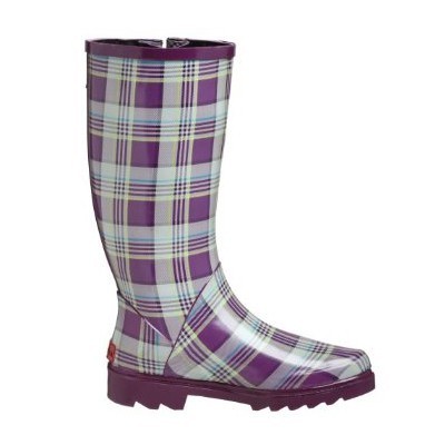 Chooka Women's Preppy Plaid Rain Boot