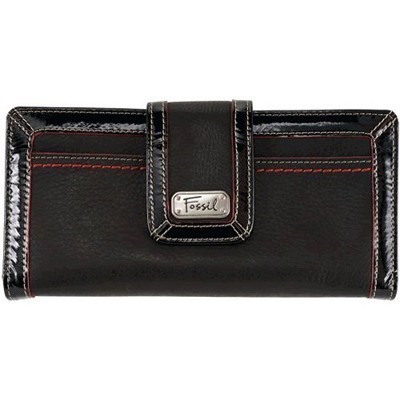Fossil Patent-Trim Tab Wallet